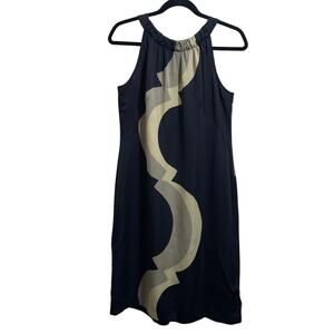 Banana Republic Womens Silk Blend Halter Sleeveless Sheath Dress Sz 6